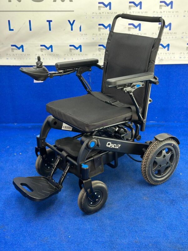 QUICKIE SUNRISE Q50 FOLDING 4MPH FOLDING ELECTRIC WHEELCHAIR POWERCHAIR 832 - Image 2