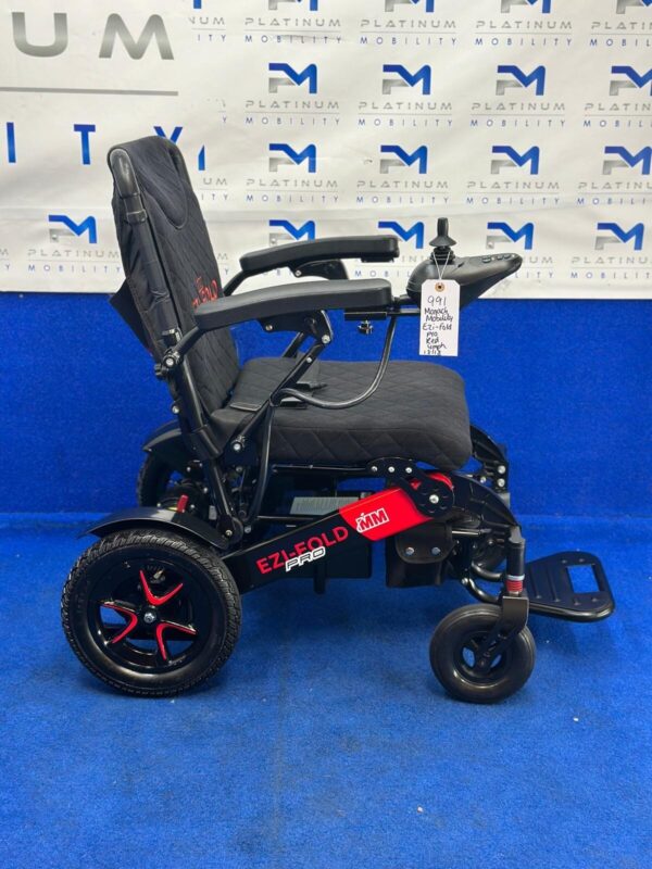 Monach Ezi-FOLD PRO FOLDING ELECTRIC WHEELCHAIR MOBILITY POWERCHAIR 4 MPH 991 - Image 5