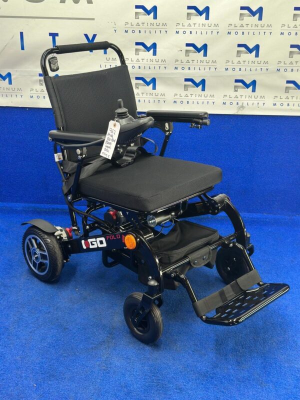 Pride I Go Fold Remote Folding Mobility Electric Wheelchair Powerchair 962 - Image 2