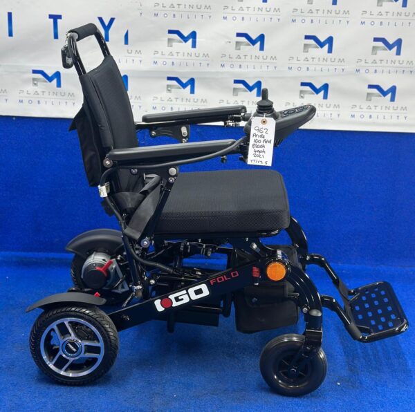 Pride I Go Fold Remote Folding Mobility Electric Wheelchair Powerchair 962 - Image 4