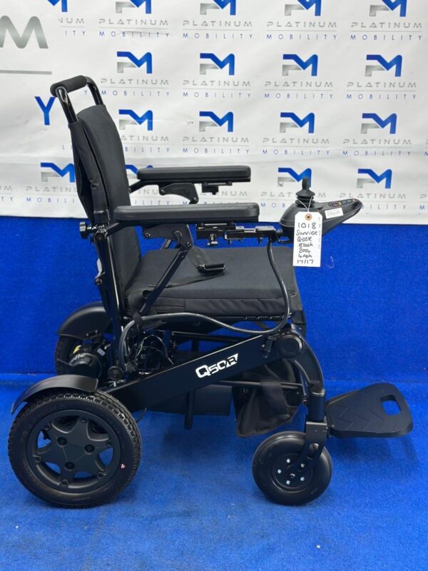 2024 SUNRISE Q50 FOLDING 4MPH FOLDING ELECTRIC WHEELCHAIR POWERCHAIR 1018 - Image 5