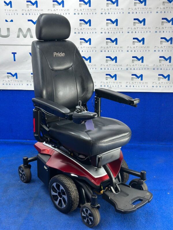 Pride Jazzy Air 2.0 Power Chair Electric Wheelchair with Electric Seat Lift 1011 - Image 2