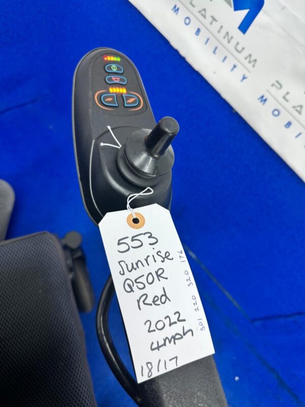 2023 QUICKIE SUNRISE Q50 FOLDING 4MPH FOLDING ELECTRIC WHEELCHAIR POWERCHAIR 553 - Image 8