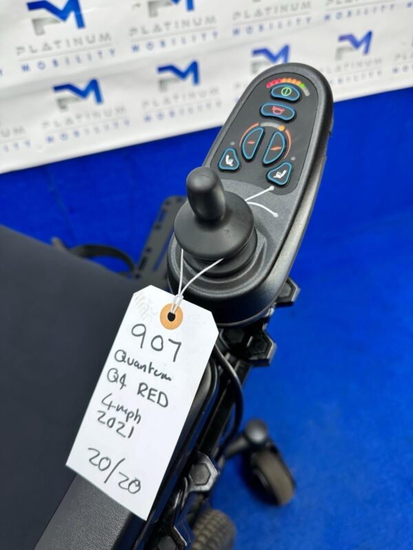 PRIDE QUANTUM Q4 4 MPH ELECTRIC WHEELCHAIR MOBILITY POWERCHAIR Q6 907 - Image 10