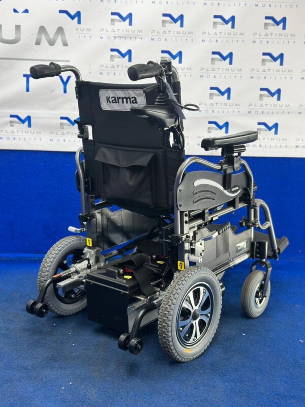 Karma Falcon KP-25 Powerchair – Attendant 4mph Lightweight Wheelchair (1226) - Image 5