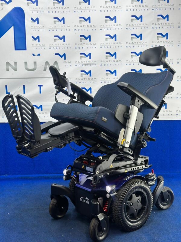 QUICKIE Sunrise Q300 M MINI 6 MPH MOBILITY POWERCHAIR ELECTRIC WHEELCHAIR 1219 - Image 3