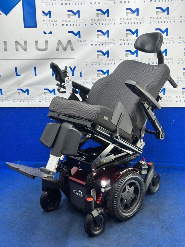 2024 Sunrise Quickie Q300M Mini Electric Wheelchair – 6mph Riser  (1268) - Image 4