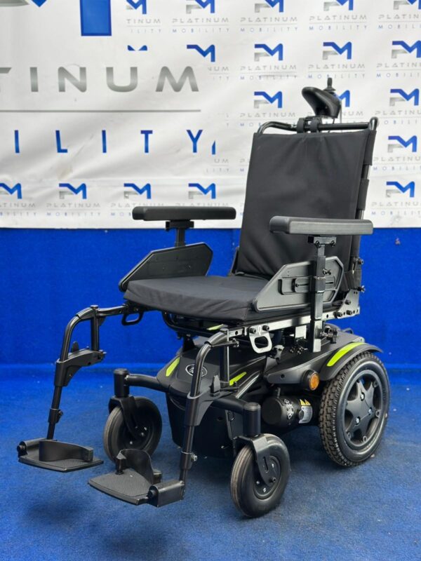 Quickie Q100R Powerchair – 4mph Electric Wheelchair, Attendant (1239)