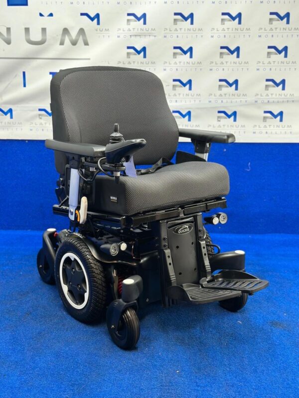 SUNRISE QUICKIE Q500M 4 MPH ELECTRIC MOBILITY POWERCHAIR WHEELCHAIR CHAIR 1417