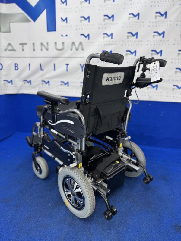 Karma Falcon KP-25 Powerchair – Attendant 4mph Lightweight Wheelchair (1305) - Image 3
