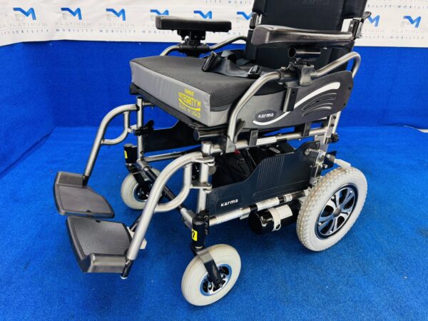 Karma Falcon KP-25 Powerchair – Attendant 4mph Lightweight Wheelchair (1305) - Image 5