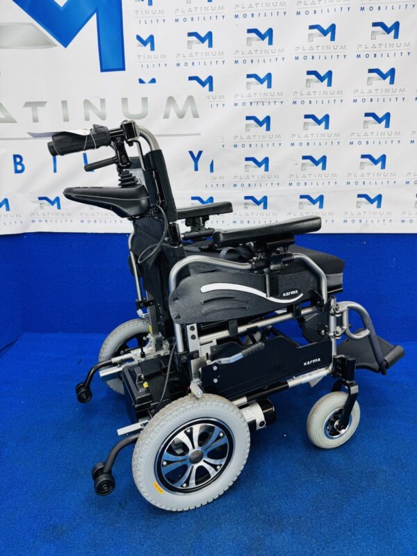 Karma Falcon KP-25 Powerchair – Attendant 4mph Lightweight Wheelchair (1305) - Image 6