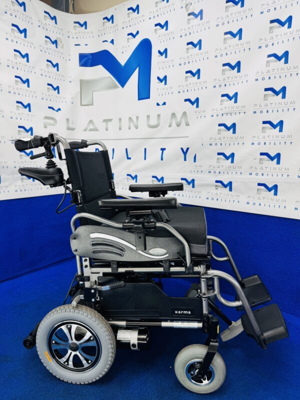 Karma Falcon KP-25 Powerchair – Attendant 4mph Lightweight Wheelchair (1305) - Image 7