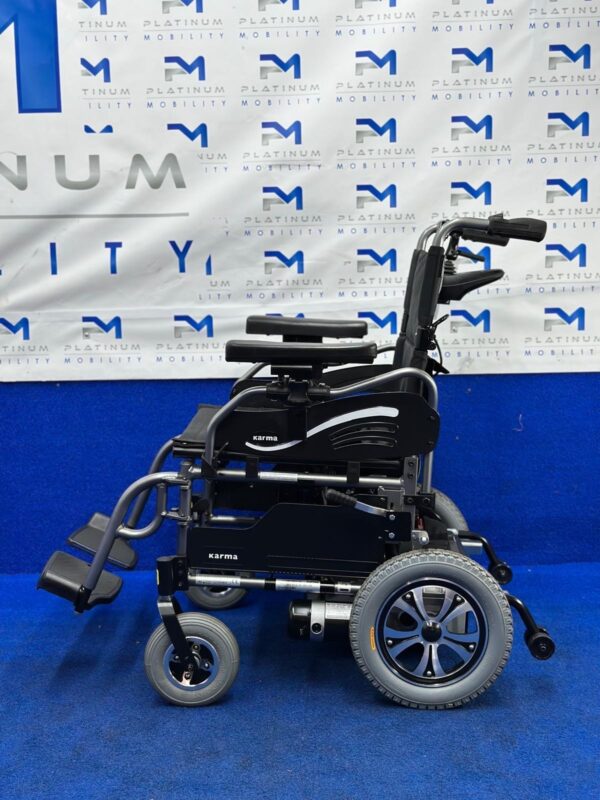 Karma Falcon KP-25 Powerchair – Attendant 4mph Lightweight Wheelchair (1286) - Image 3