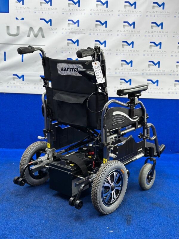 Karma Falcon KP-25 Powerchair – Attendant 4mph Lightweight Wheelchair (1286) - Image 6