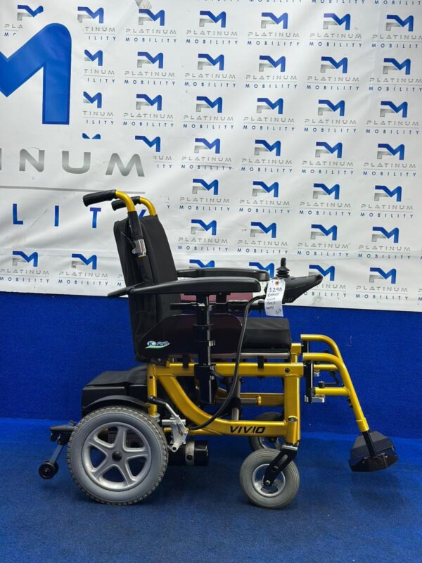KYMCO VIVIO 4MPH RWD ELECTRIC TRANSPORTBALE FOLDABLE WHEELCHAIR POWERCHAIR 1298 - Image 2