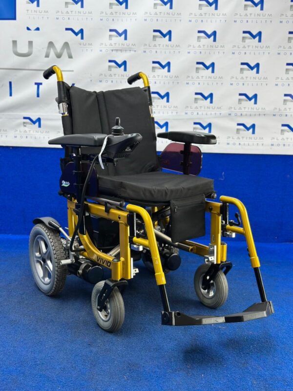 KYMCO VIVIO 4MPH RWD ELECTRIC TRANSPORTBALE FOLDABLE WHEELCHAIR POWERCHAIR 1298 - Image 3