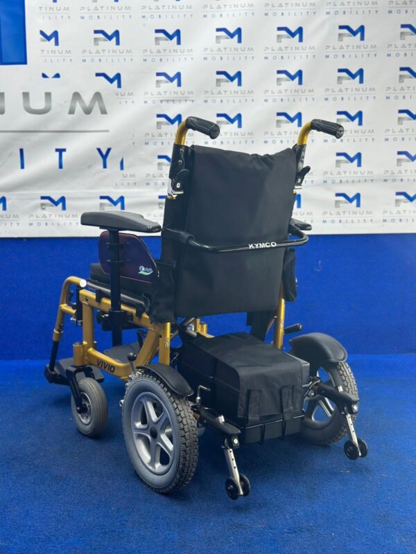 KYMCO VIVIO 4MPH RWD ELECTRIC TRANSPORTBALE FOLDABLE WHEELCHAIR POWERCHAIR 1298 - Image 5