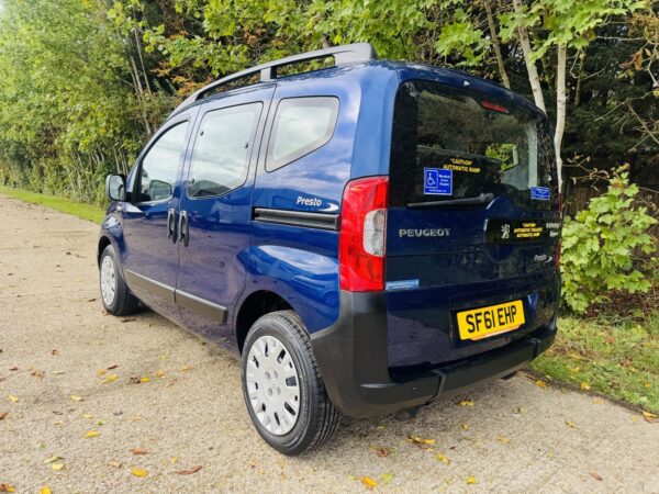 2011 Peugeot Bipper Automatic Diesel WAV Wheelchair Accible Vehicle WAV9 - Image 4